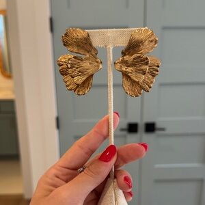 Zara Gold Floral Earrings